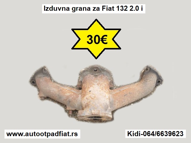 Izduvna grana za Fiat 132 2.0 i
